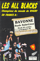 Cote Basque-Landes v New Zealand 1990 rugby  Programmes